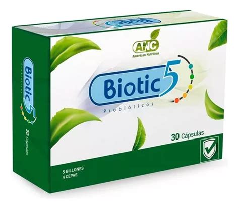 Biotic 5 Probióticos 30 Capsulas Anc Agronewen Sabor SS Cuotas sin