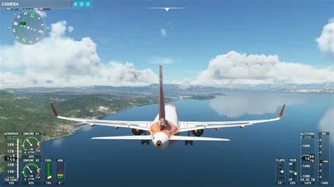 Microsoft Flight Sim 2020 Gatwick To Corfu Easyjet Airbus A320