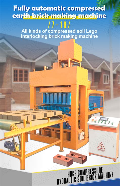 Hr Fully Automatic Hydraulic Soil Interlocking Brick Machine