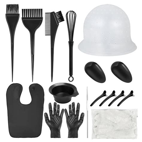 AOWOO 17 Pieces Hair Dye Kit, Includes Bleach Kit for Hair, Highlight