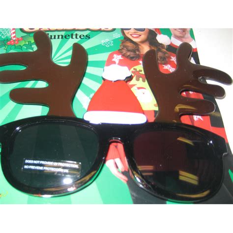 Buy Reindeer Antlers Dark Sunglasses Christmas Accessory - Cappel's