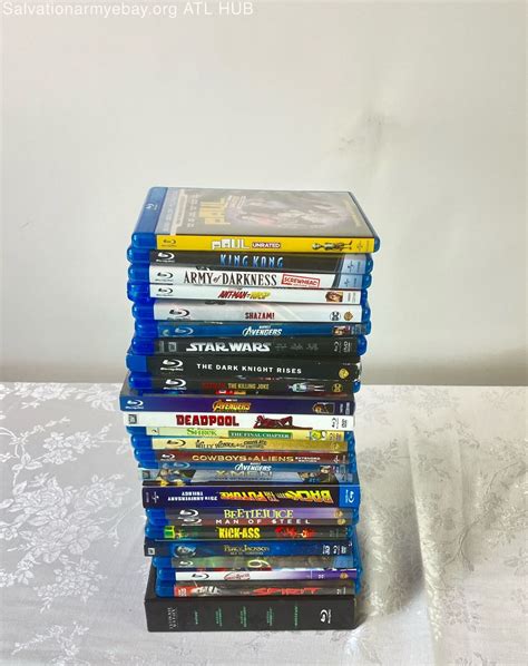 Lot Of 25 Blue Ray Dvds All Sci Fi Superheroes And Animation Take