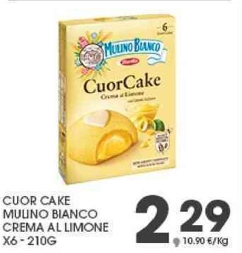 Mulino Bianco Cuor Cake Crema Al Limone X6 210g Offerta Di Interspar