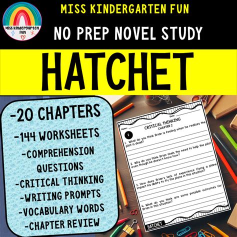 Hatchet Novel Study Guide Made By Teachers