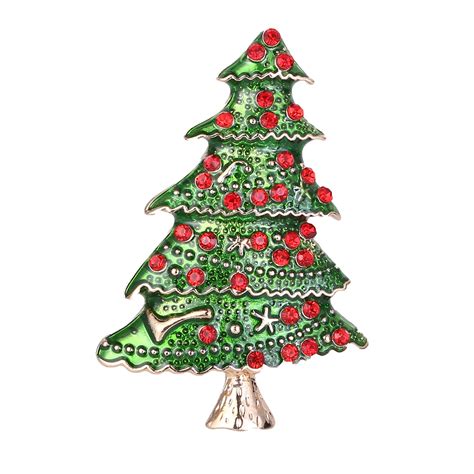 Brooch, Christmas Tree - Santa Claus Office