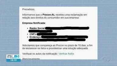 AL TV 2ª Edição Procon Maceió faz alerta sobre golpe do e mail falso