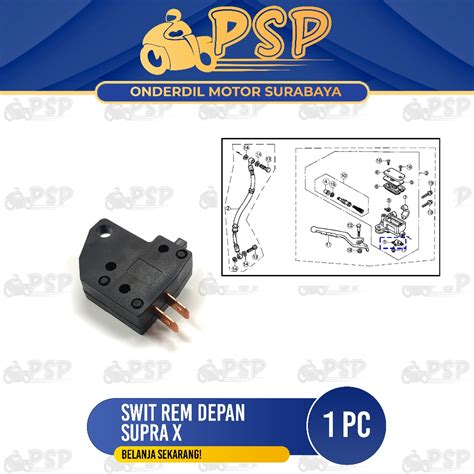 Jual Swit Rem Depan Supra X Switch Suit Kabel Cable Indikator Sensor