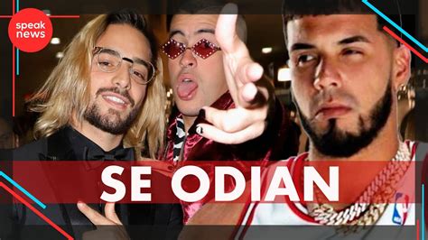 La Razón Por La Que Maluma Bad Bunny Y Anuel Aa Se Odian Y No