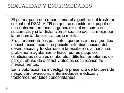 Evaluacion De Los Trastornos Sexuales PPT