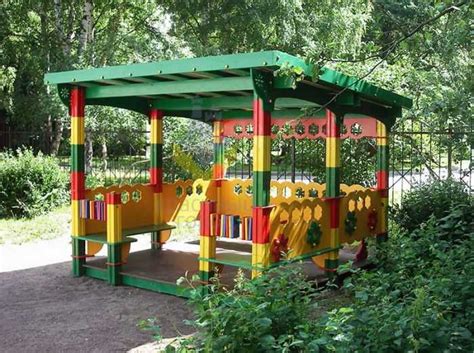 Детская беседка в садике. детские беседки для детского сада: требования ...