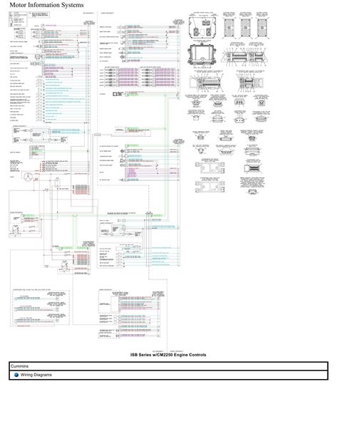 Cummins Truck ISB CM2250 EPA10 Wiring Diagram Engine Controls Auto