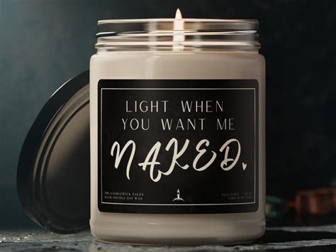 Light When You Want Me Naked Love Gift For Boyfriend Relationship Gift Gift For Him From
