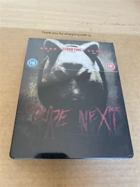 Youre Next Rare Uk Reg B Blu Ray Steelbook New Sealed Slasher