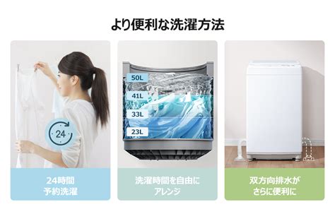 Amazon.co.jp: コンフィー(COMFEE’) COMFEE' 上面 洗濯機 7kg 全自動 風乾燥 1-3人用 一人暮らし 予約 ...