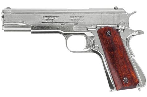 Pistola de acero Empuñadura de madera Réplica M1911 DragonSports eu