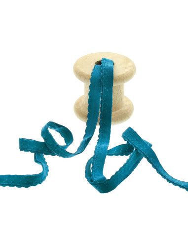 Elastique lingerie cavalière Bleu canard Conditionnement Au mètre 0 69