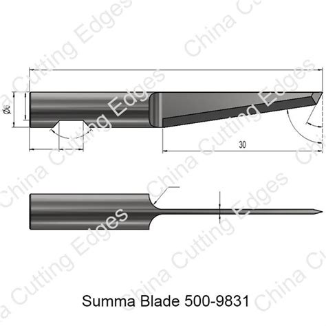 China Customized Summa Blades Pot Knife Flat Point L