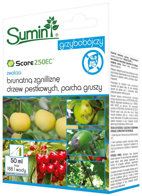 Sumin Score 250 EC grzybobójczy parch jabłoni 50ml KKA 00545 Cena