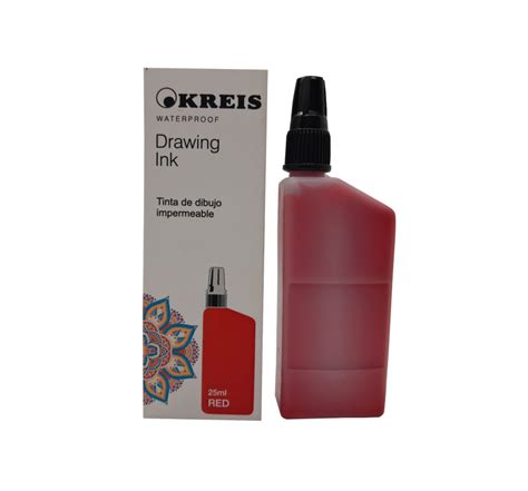 TINTA CHINA KREIS 25ML ROJO