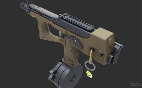 PP-2000 gun — polycount