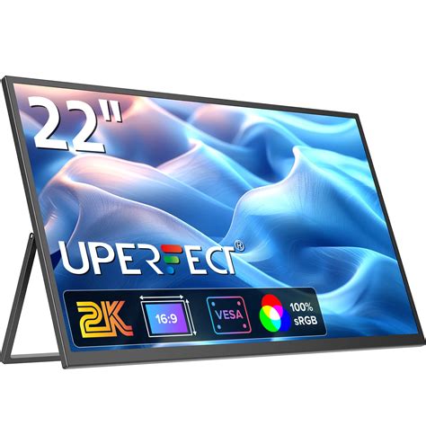 UPERFECT UMax 22 Компьютерный дисплей 22-дюймовый монитор 2K 1440P 100% ...