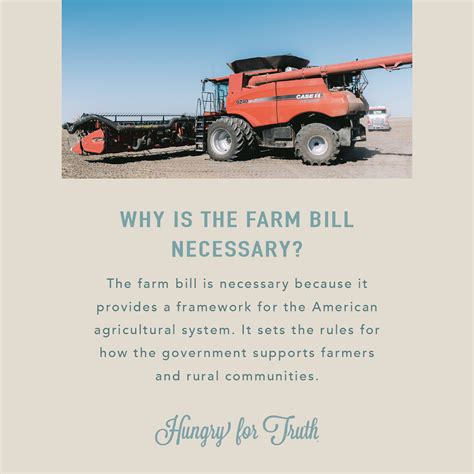 Farm Bill 2023 What You Need To Know And Why — Hungry For Truth