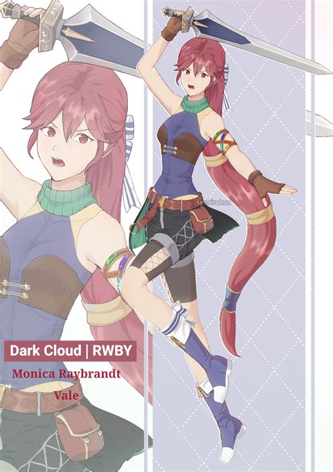 Monica Raybrandt Dark Cloud Rwby Vale By Seshirukun On Deviantart