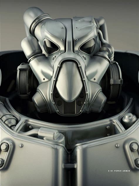 Image Fo4 X 01 Power Armor Ca Pvc Modelpng Fallout Wiki Fandom