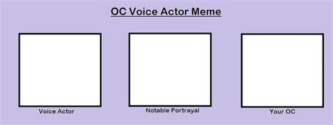 Oc Voice Actor Meme By Pikacool360 On Deviantart The Voice Voice