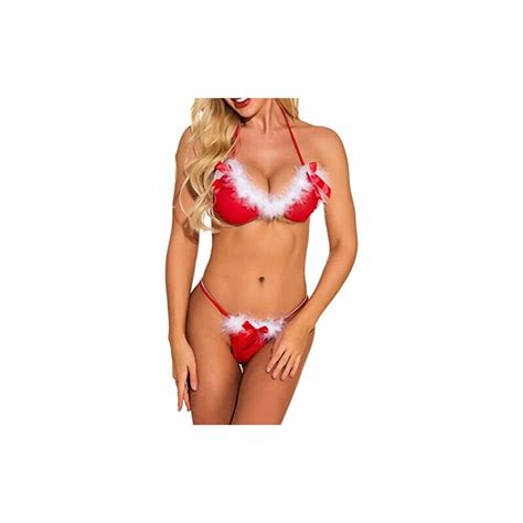 XTBFOOJ Lingerie Donna Pizzo Verde Perizoma Donna Aperto Sotto Intimo Sexissimo Donna Curvy