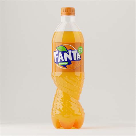 3D new bottle fanta - TurboSquid 1180244