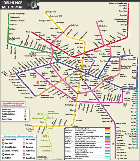 Map Of Delhi Road Delhi Tourist Map India Delhi Metro Maps