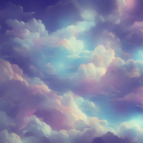 Premium AI Image | Pink Clouds Heaven Fluffy Ethereal Textures for a Celestial Dreamscape