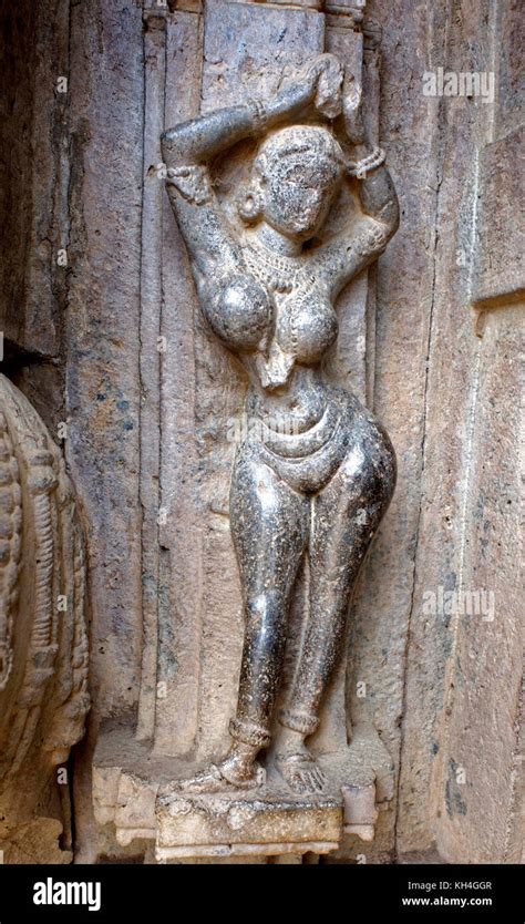 Naked Woman Sculpture On Kopeshwar Shiva Temple Maharashtra India Asia Stock Photo Alamy