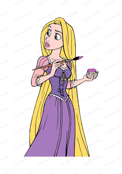 Rapunzel Tangled Svg