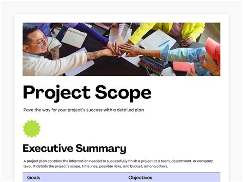 How to Write a Project Scope (Examples and Tips) | Canva