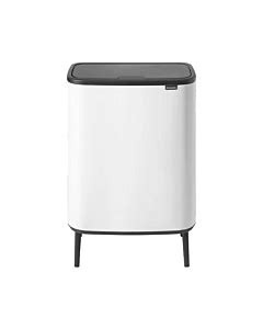 Brabantia Bo Touch Hi Afvalemmer X Liter Matt Black Kookwinkel