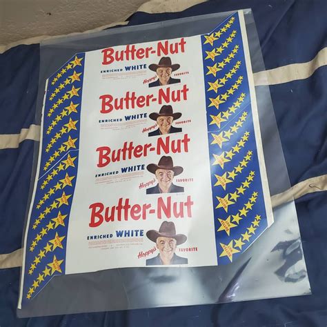 Hopalong Cassidy Butter Nut Bread Wrapper From 1950s Excellant Etsy