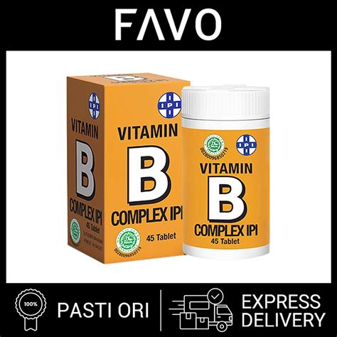 Jual Ipi Vitamin B Complex Tablet Indonesia Shopee Indonesia