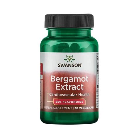 Bergamot Extract With Bergavit 500mg Swanson 30 Capsule Swh260 Emag Ro