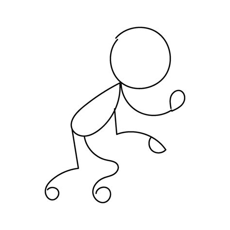 Funny Stickman hand drawn style for print 36379894 Vector Art at Vecteezy