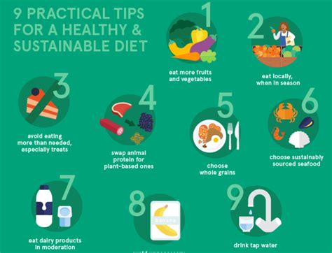 9 Practical Tips For A Healthy And Sustainable Diet Diet Healthy Sustainable Eating