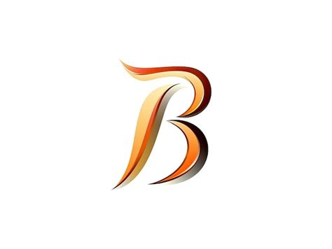 Premium Photo Letter B In Logo Style Badge Simple 2d Design