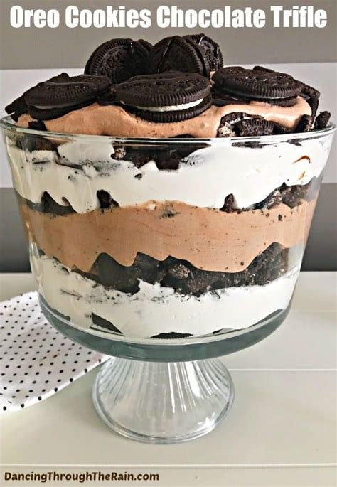 Oreo Cookies Chocolate Trifle