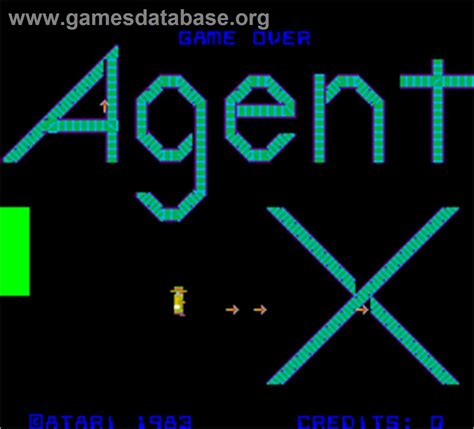 Agent X Arcade Artwork Title Screen