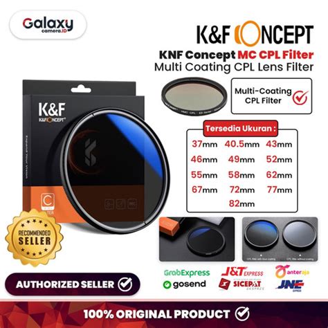 Jual K F Concept Filter Mc Cpl Filter Multi Coating Knf Concept