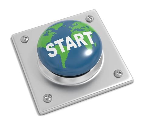 Premium Photo | Start the world concept illustration