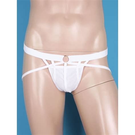 Iiniim Slip Homme Taille Basse Sissy Bikini Sexy Jockstrap Gay Sous