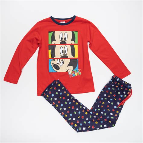 Ripley Pijama Ni O Mickey Facetas Rojo Disney