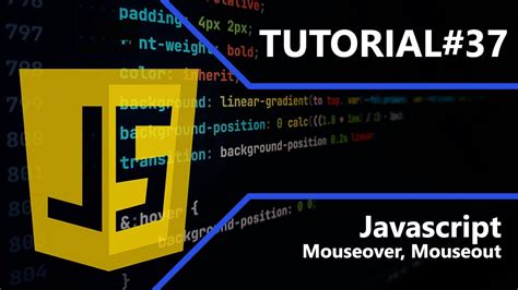 Javascript Mouseover Mouseout Tutorial 37 YouTube